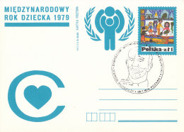 Poznan 1979 Special Postmark - Janusz Korczak - Frankeermachines (EMA)