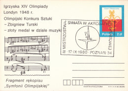 Poznan 1980 Special Postmark - Sports Acrobatics - Máquinas Franqueo (EMA)