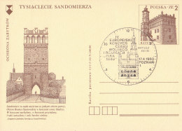 Poznan 1980 Special Postmark - Town Hall - Franking Machines (EMA)