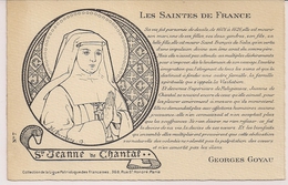 CPA - Les Saintes De France - Sainte Jeanne De Chantal - La Visitation - Collection - Patriotique - Santi
