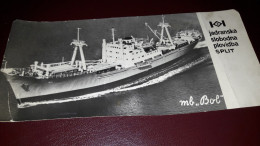 Old Postcard - Ship "Bol"   (SX 310) - Pétroliers