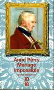 Grands Détectives 1018 N° 3468 : Mariage Impossible Par Anne Perry (ISBN 226403422X EAN 9782264034229) - 10/18 - Bekende Detectives
