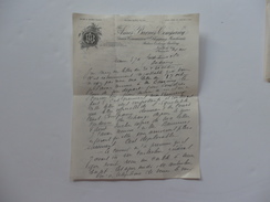 Lettre De The Ames Barnes Company, Produce Exchange Building à New-York City. - United States