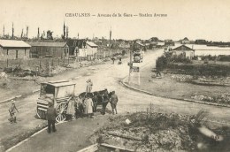 Chaulnes  (80.Somme) Avenue De La Gare - Chaulnes