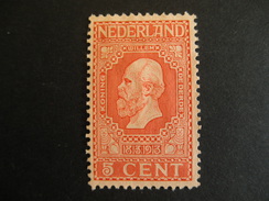 Nederland Jubileum Zegel 1913  NVPH 92 - Neufs