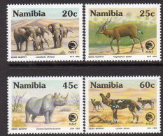 Namibia 1993 Nature Foundation Animals Set Of 4, MNH (BA2) - Namibia (1990- ...)