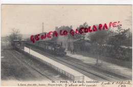 80 - POIX - LA GARE  INTERIEUR 1908 - Poix-de-Picardie