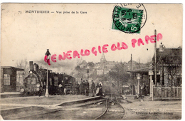 80 - MONTDIDIER - VUE PRISE DE LA GARE   1908 - Montdidier