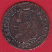 France 2 Centimes Napoléon III 1862 K - 2 Centimes