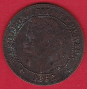 France 2 Centimes Napoléon III 1862 K - 2 Centimes