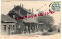 80 -  ROYE - LA GARE   1904 - Roye