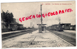 80 - BOVES - LA STATION DU CHEMIN DE FER  GARE - Boves