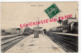 80 - BOVES - LA  GARE  1904 - Boves