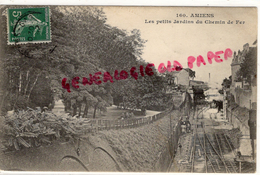 80 - AMIENS - LES PETITS JARDINS DU CHEMIN DE FER - LA GARE - Amiens