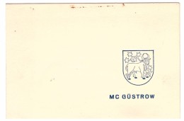 MC Güstrow - Original Klappkarte 1970 , Speedway , Motorsport , ADMV , Mecklenburg !!! - Güstrow