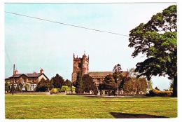 RB 1129 - Postcard - Houses Bowes Gate Road & Bunbury Church - Nr Tarporley Cheshire - Altri & Non Classificati