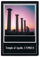 RB 1129 - 1992 Postcard - Temple Of Apollo Cyprus - 20c Rate To Derby Limassol Postmark - Cyprus