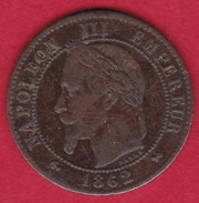 France 2 Centimes Napoléon III 1862 K - 2 Centimes