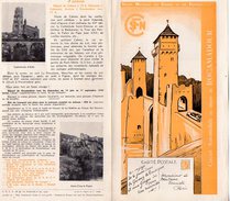 VP6433 - S.N.C.F - Dépliant Publicitaire - Ligne De ROCAMADOUR - Publicidad