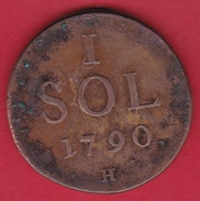Luxembourg - 1 Sol - 1790 H - Luxembourg