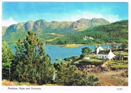 RB 1130 -  1977 Postcard - Cottages At Plockton - Ross & Cromarty - Ross-Shire Scotland - Ross & Cromarty