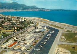 -ref-T449 - Alpes Maritimes - Nice - Aeroport Nice Cote D Azur - Vue Generale - Avions - Aeroports - Transports - - Luchtvaart - Luchthaven