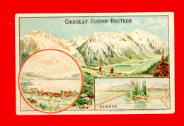 Chocolat Guérin Boutron, Jolie Chromo Lith. Vieillemard BV23-26 Tour Du Monde, Genève - Guérin-Boutron