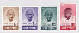 Indien 1948 Serie Gandhi **  Original Gummi, Postfrisch. - Nuevos