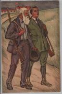 Schweizerischer Schützenverein 1924 - Carabiniers - Stempel: Linden Bei Oberdiessbach - Litho - Linden