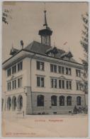 Lenzburg - Postgebäude Post & Telegraph - Photoglob No. 2077 - Lenzburg