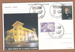 AC - TURKEY POSTAL STATIONARY -  140th ANNIVERSARY OF THE FOUNDATION OF AGRICULTURE BANK ANKARA 23 - 25 OCTOBER 2003 - Ganzsachen