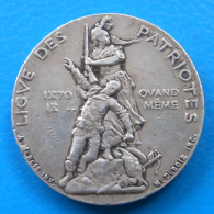 RARE EN ARGENT Ligue Des Patriotes 1882 , Poinçon Argent Corne - Noodgeld