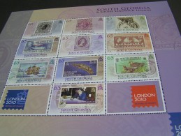 FALKLAND South Georgia 2010 481/490 MNH; - Georgias Del Sur (Islas)