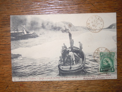 Saint Pierre Et Miquelon - Terre Neuve / Newfoundland : Steam Launch Pushing An Iceberg On The Narrows St Johns - Saint-Pierre En Miquelon