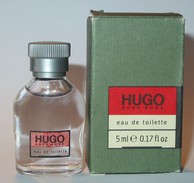 Hugo Boss : HUGO Miniature De Collection Eau De Toilette 5 Ml. Parfait état - Miniatures Hommes (avec Boite)