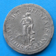 Nord 59 Cambrai Société De Bienfaisance 1839 étain 27mm - Monétaires / De Nécessité