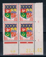 N° 1230A  En Bloc De 4 Coin Datée Neuf ** - 1960-1969