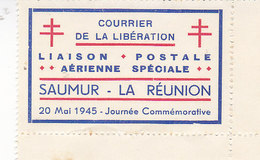 France Libération SAUMUR (timbre Et Carte Postale) - Liberazione