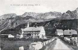 ST.CHRISTOPH Auf Dem Arlberg, Verlag Louise Schuler St.Anton, 5 Heller Marke, Karte Gel. 190? - Wörgl