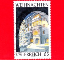 AUSTRIA - Usato - 2010 - Natale - Christmas - Noel - Navidad - Vista Del Tetto D'Oro Di Innsbruck - 65 - Used Stamps