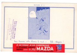 Nov16 78024   Buvard Pile Mazda   N° 6 - Piles