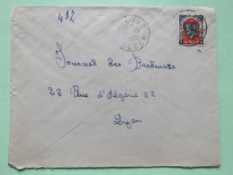 Algeria 1951 Cover Marengo Alger To Lyon France - Arms Of Alger - Covers & Documents
