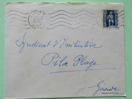Algeria 1952 Cover Alger To France - Child With Eagle - Lettres & Documents