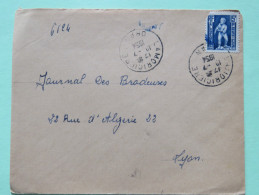 Algeria 1954 Cover Lamoriciere Oran To Lyon France - Child With Eagle - Brieven En Documenten