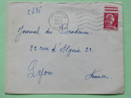 Algeria 1957 Cover Menerville Alger To Lyon France - Marianne - Covers & Documents