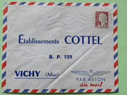 Algeria 1960 Cover Bordj-Menaiel To Vichy France - French Stamps Marianne - Lettres & Documents