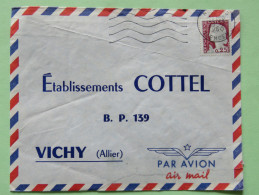 Algeria 1960 Cover Nemours Tlemcen To Vichy France - French Stamps Marianne - Covers & Documents