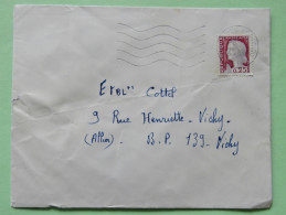 Algeria 1960 Cover Setif To Vichy France - French Stamps Marianne - Covers & Documents