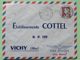 Algeria 1961 Cover Alger To Vichy France - French Stamps Marianne - Brieven En Documenten