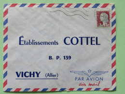 Algeria 1961 Cover Constantine To Vichy France - French Stamps Marianne - Lettres & Documents